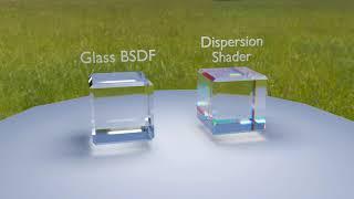 Glass BSDF vs Dispersion Glass