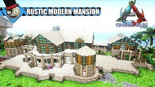Ark Survival Evolved - House Build - Rustic Modern Mansion (Speed Build)