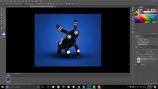 Animating a character using the puppet warp tool