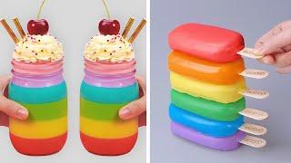 Top Fantastic Rainbow Cake Decorating Ideas | Most Beautiful Birthday Cake Decorating Tutorials