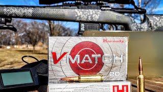 The new ELD - VT,  Hornady V-Match ammunition