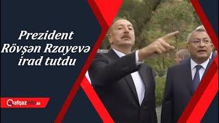 Prezident Rövşən Rzayevə irad tutdu