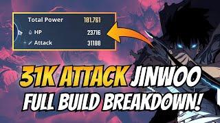 31k ATTACK JINWOO BUILD (8-PC CURSE SET) AND DAMAGE TEST vs 4-PC EXPERT SET - WHICH ONE IS BETTER?