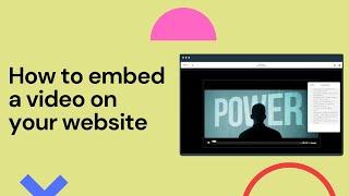 How to embed a video on your website
