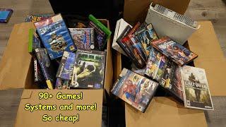 HUGE Flea Market Mystery Games Box - Video Game Pickups