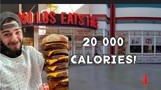 OCTUPLE BYPASS BURGER @ Heart Attack Grill, LAS VEGAS | Crazy Big Burger Challenge!