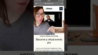 Vimeo Virtual Events | #Shorts