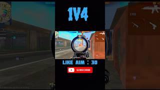 1V4 । #trending #freefire  #trending Ajay Gaming ।