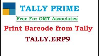 Print Barcode from Tally ERP9