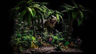 Building A T-Rex Jungle Diorama