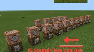15 SOUNDS YOU CAN USE IN MINECRAFT USING COMMAND BLOCK
