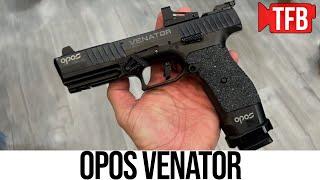 A NEW Low-Bore-Axis Laugo Alien-type Pistol: The OPOS Venator | IWA 2025