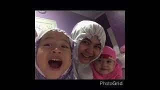 shalat tarawih terheboh bareng anak | praying with my daughters - Chelona Chelia