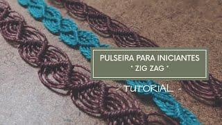 PULSEIRA DE MACRAMÉ PARA INICIANTES - PONTO FESTONÊ #4 | VIAJARTE TUTORIAIS