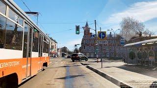 Driving Ulyanovsk downtown old city /По улицам старого Ульяновска (Симбирска)