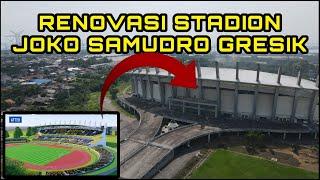 Renovasi stadion joko samudro gresik