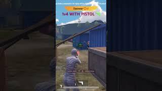 1 v 4 WITH PISTOL  #bgmi #gaming #bgmiindia #viral #shortvideo #shorts #viralshort