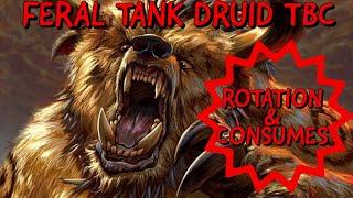 WoW Classic TBC: Feral Tank Druid Guide Rotation And Consumables