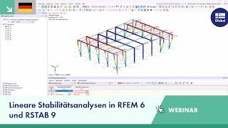 Lineare Stabilitätsanalysen in RFEM 6 und RSTAB 9