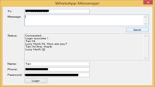 C# Application - How to make a WhatsApp Messenger | FoxLearn