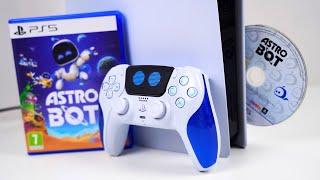 Unboxing The ASTRO BOT Limited Edition PS5 DualSense Wireless Controller - ASMR