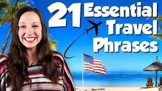 Top MOST Important Travel Phrases in English