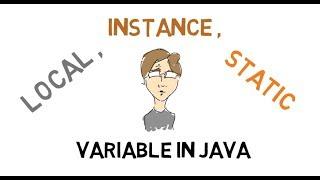20-Local, Instance and Static Variables in Java