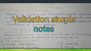 Validation simple notes , Types of validation