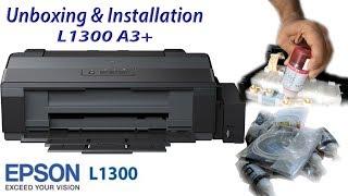 Epson L1300 A3+ Ink tank printer installation review