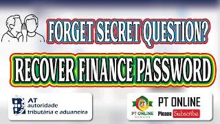 HOW TO RECOVER FINANCE PASSWORD IF YOU FORGET SECRET QUESTION?? ফাইন্যান্সের পাসওয়ার্ড রিকোভারি!