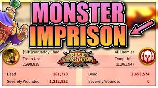 Imprison Gone Wrong [Wardaddy Chad 91M Swarm Defense] Rise of Kingdoms