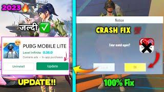 Pubg Lite New Update Crash Fix | Pubg Lite Update Crash Fix | Pubg Lite New Update 2023 