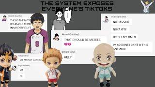 Haikyuu texts: THE SYSTEM EXPOSES EVERYONE'S TIKTOKS!!! |ft "Rare Ships" part.3