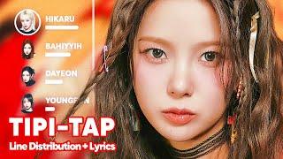 Kep1er - TIPI-TAP (Line Distribution + Lyrics Karaoke) PATREON REQUESTED