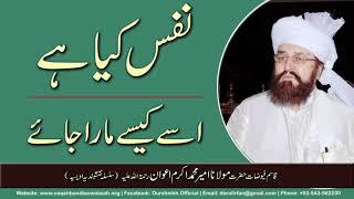 Nafs kia hai | Hazrat Maulana Ameer Muhammad Akram Awan | Silsila Naqshbandia Owaisiah