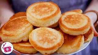 WITHOUT FLOUR, like fluff! FLUFFY PANCAKES like buns Recipe for a MILLION! The pancakes turn out..