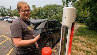 Charging My 2021 Volkswagen ID.4 at a Tesla Supercharger with the CCS Magic Dock!