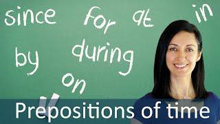 Prepositions in Time Expressions - English Grammar & Speaking Lesson