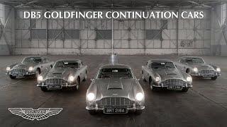 The first five Aston Martin DB5 Goldfinger Continuation cars