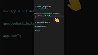 How To Rate Limit a Specific User In .NET #shorts