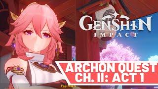 Archon Quest "Chapter II: Act I - The Immovable God and the Eternal Euthymia"