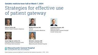 Strategies for Effective Use of Patient Gateway March 7, 2024