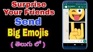 (Trick) How To Send Big Emoji Without Any App on WhatsApp || #jbncreations
