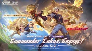 Commander Lukas, Engage! | Commander Preview | Magic Chess: Go Go