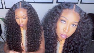 Best Affordable $220 28” Water Wave Glueless Wig! No Adhesive & No Skills Needed |Ft.Reshine Hair