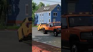 Getting TOWED in BeamNG!? 🪝 #shorts