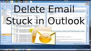 Delete Email stuck in Outlook Outbox