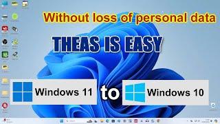 How Go Back to Windows 10 from Windows 11/After 10 Days/Downgrade Windows 11️And Not lose data