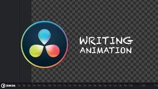 Handwriting Animation in Davinci Resolve 15 // 4 min quick tutorial // Chung Dha