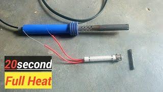 How To Change Solder Iron Element - 20 Sec Fast Heating - 60 watt Iron Solder